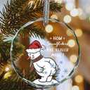 Funny Christmas Ornaments 2025,White Elephant Gifts,Stocking Stuffers for Men Women,Gag Gift for Friends Coworkers Boyfriend Family-How Snowflakes are Really Made