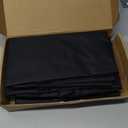 200 LBS Umbrella Base Weights Sandbags, 4 Packs Sand Bags for Weight, Weatherproof Fillable Heavy Duty Weight Sandbag for Outdoor Furniture Backyard Umbrella Garden Trampoline Poolside Accessories (Black)