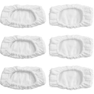 Ximoon Reusable Mop Pads Replacement Washable Mop Head for Oreck Steamer Mop - 6 Pack