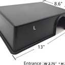 LEOTERRA Large Snake Hides Reptile Hides for Ball Pyhtons Large Snakes Use Humid Hides 13"X8.66"X3.15" (L) Durable and Easy to Clean Can Also be Used as a mole, Hamster, Guinea Pig, Ferret Hideout