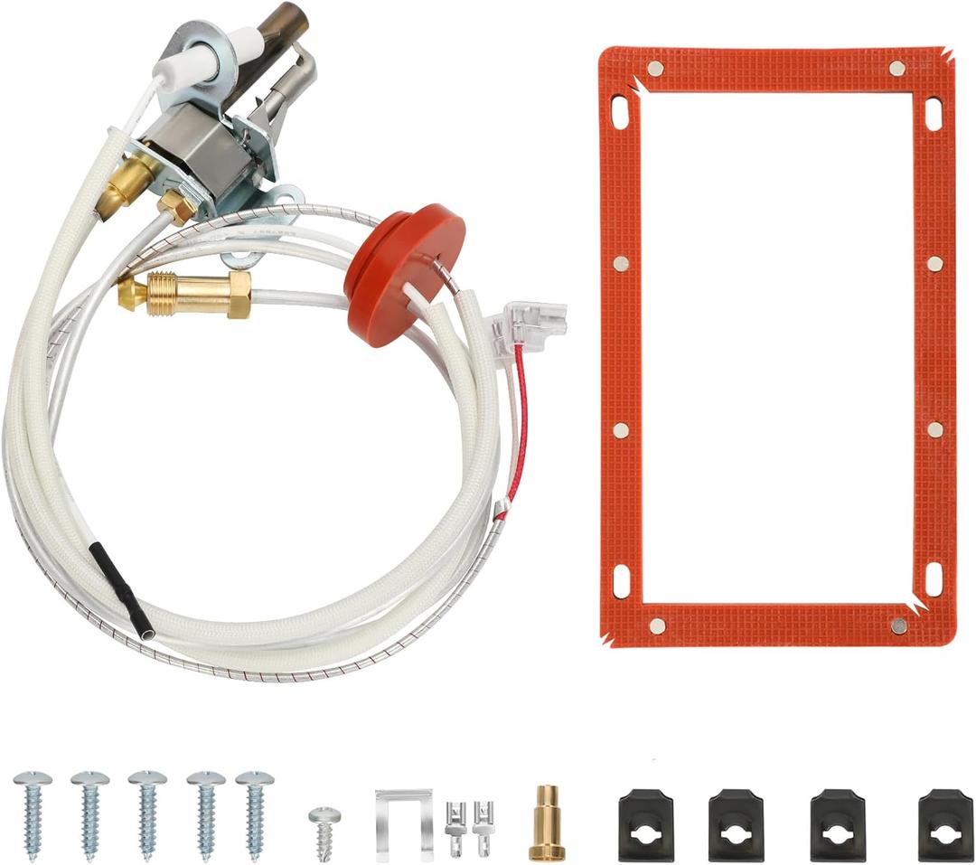 SP20824 Pilot Assembly for Water Heater Parts Compatible with Rheem Ruud and Richmond SP21058 SP21059 SP20800 SP20754,NG/LP Replacement Kit with Thermopile & Sparker