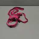 SlowTon No Pull Small Dog Harness and Leash Set, Puppy Soft Vest Harness Neck & Chest Adjustable, Reflective Lightweight Harness & Anti-Twist Pet Lead Combo for Small Medium Dogs (Fuchsia, XS) (A-Fuchsia - With Front Clip)