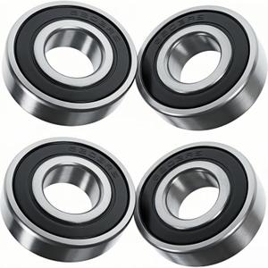 6203-2rs Sealed Bearings Replace Fully Suitable for Troy-bilt mtd 741-0600 941-0600 741-0124 941-0124 John Deere gx20818 jd8535 Murray 12325ma 1255ma 1501389ma Toro 100-1048 38-7820 (4pack)