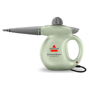 BISSELL® Steam Shot™ OmniReach handheld portable steam cleaner for tile, grout, windows, bathrooms, kitchens, fabric steaming tool, includes 10 tools