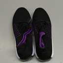 STUNAHOME Orthopedic Sneakers Breathable Women Walking Shoes Slip on Trainers Women's Comfortable Casual Ladies Athletic Shoe Thick Bottom Black-Purple, size 8