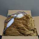 Heavy Twin Blanket for Winter, Brown, 50x60 Inches