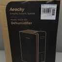 4500 Sq.Ft Most Efficient Energy Star 2025 Dehumidifier,AEOCKY Max 80 Pint/D(Standard 56Pint/D) Smart Compressor Dehumidifier with Drain Hose, Intelligent Humidistat,for Basement,Bedroom,Home,Bathroom (White)