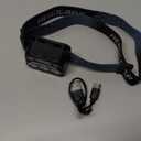 Headlamp Rechargeable - High Performance LED Headlights Flashlight, Waterproof, Press and Inductive Switches, 6 Modes and 45 Adjustable, Flashlight Lightweight Headlamp for Camping Running Fishing