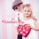 Holographic Heart Stickers, Red Pink Heart Vinyl, Kids Cards Scrapbooking Decor, Valentines Gifts Party Favors, Waterproof Romantic Stickers