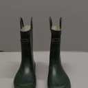 K KomForme Kids Rain Boots, Waterproof Rubber Matte Boots with Easy-on Handles (12 Little Kid)