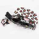 Checkered Crossbody Bags Purse Checkerboard Fanny Pack with Mini Headphone Wallet Cross Body Belt Bum Bag for Women (Coffee)