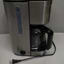 KRUPS Coffee Maker 10 Cups Simply Brew Stainless Steel Drip Coffee Maker, 900 Watts Coffee Filter, Drip Free, Dishwasher Safe Pot , Black & Silver