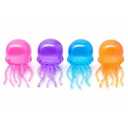 Jellyfish Squishy - 4 PCS Glitter Squeeze Jelly Fish Squishies Design 2026 Upgraded Sugar Pink Blue Yellow Purple for Adults & Teens Ultra Soft Stuff