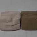 Bearmoss Muslin Crib Sheets - 100% Cotton Fitted for Standard Crib & Toddler Bed Mattress 52"x28" - Soft Breathable Neutral for Boys Girls - 2 Pack (Oat Latte)