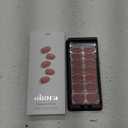 ohora Semi Cured Gel Nail Strips (N Ash Pink) - Pink, Solid, Works with Any UV/LED Lamps, Salon-Quality, Long Lasting, Easy to Apply & Remove - Includes 2 Prep Pads, Nail File & Wooden Stick