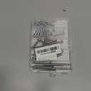 #12 x 3/4" 1" 1-1/4" 1-1/2" 2" Wood Screws Set, HELIFOUNER 54 Pieces Phillips Countersunk Head Self-Tapping Screws Assortment Kit, Phillips Flat Head Wood Screws, 304 Stainless Steel