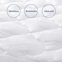 Twin Mattress Pad Cover Air Mattress Topper, Pillow Top Twin Size Quilted Fitted Mattress Protector for Kids, Super Soft Breathable and Noiseless Down Alternative Fiber (15-23'' Deep Pocket)