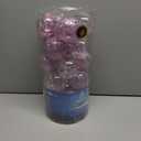 AMS 24ct Clear Christmas Ball Ornaments, 2.76''/70mm Shatterproof Hanging Xmas Balls Baubles Set for Christmas Tree with Stuffed Delicate Decorations for Wedding Christmas (Pink)