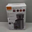 Oaomi Conical Burr Coffee Grinder, Stainless Steel Coffee Bean Grinder with 50 Grind Settings for Home Use, Touchscreen, Anti-static, 1-12 Cups for Espress, French Press & Drip Coffee(Black)