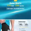 baleaf Men's Mountain Bike Shorts 4D Padded Loose-fit MTB Cycling Lightweight Bicycle Biking Shorts Zipper Pockets (L)