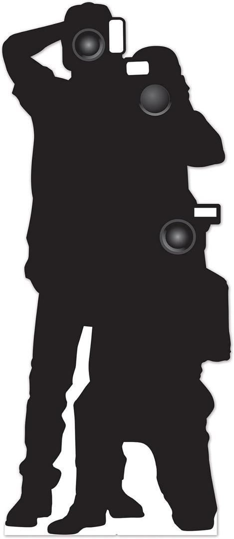 Beistle Life Size Paparazzi Stand-up with Easel