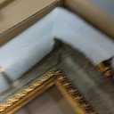 ArtXO 20x24 Canvas Frame Brown-Gold, for 20x24 Painting Up to 1in Deep