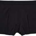 Thinx Ultra-Soft Period Underwear, Overnight Boy-Shorts Leakproof, Holds Up to 12 Regular Tampons*, Period Underwear for Women, Reusable & Controls Odor, Black, XL