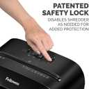 Fellowes LX50-DB 9-Sheet Cross-Cut Household Paper Shredder
