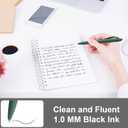 300 Pack Black Pens Bulk Retractable No Bleed Click Black Ink Smooth Writing Ballpoint Pens for School Office Supplies, 1.0mm
