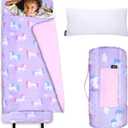 Wildkin Kids Original Nap Mat  Cozy Kids Sleep Mat with Pillow, ideal for School & Travel (Unicorn)