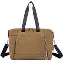 Dikaslon Diaper Bag Tote, Large Travel diaper tote for Mom and Dad, Multifunction baby tote bag for Boys and Girls with Pacifier Case and Changing Pad, Khaki