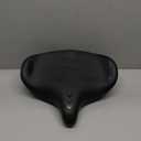 Oversized Bike Seat for Men & Women Comfort, Extra Wide Bicycle Seat Cushion, Comfortable Wing Padded, Large Replacement Saddle for Peloton, Stationary Exercise Bike, Ebike, Cruiser, City Bike (Black)