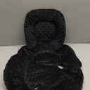 Infant Car Seat Insert Compatible with Mamaroo Swing & Graco Swing and Infant Car Seat, Newborn Insert Baby Head Body Support, Reversible Design, Breathable Soft Fabric, 1Pcs - Dot, Black