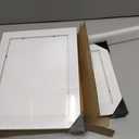 [2-Pack] Kids Art Frames, 8.5x11 Front Opening Kids Artwork Frames Changeable, White Artwork Display Storage Frame for Wall, Holds 50 Pcs, for 3D Picture, Crafts, Hanging Art, Portfolio