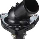 AISIN THT-005 Engine Coolant Thermostat with Housing and Gasket - Compatible with Select Lexus GS F, GS460, GX460, IS F, IS500, LC500, LS460, LS600h, LX570, RC F Toyota Land Cruiser, Sequoia, Tundra