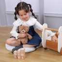 Apricot Lamb Toys Plush Brown Teddy Bear Stuffed Animal Soft Cuddly Perfect for Child 8 Inches, Small