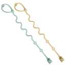 Silicone Utensils Holder Strap (Green/Beige, 2PK)