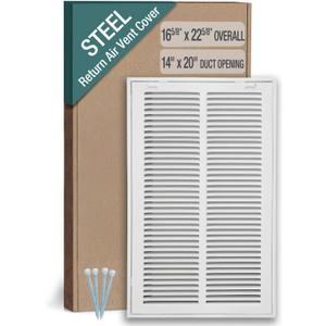 Return Air Filter Grille Vent Cover for 14 x 20 Inch Duct Opening