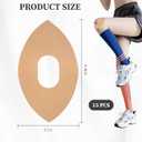 15Pcs Kinesiology Tape for Knees, Complexion Muscle Athletic Sports Kinetic Knee Tape Wraps for Pain Relief Support, Precut Kinesiology Tape for Knees Waterproof Athletic Patches for Exercise