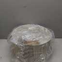 GOSO 13" Straw Boho Lamp Shade for Table Lamps Floor Lamp, Medium Yellow Lampshades Replacement-13" Top x 13" Bottom x 10" High Spider) Drum Lamp Shades Modern for Living Room, Assembly Required (Yellow- staw woven)