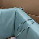 Arden Outdoor Midback Chair Cushion, 18 x 16.5, Aqua Leala