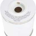Amazon Basics 12- Gauge Speaker Wire Cable, 99.9% Oxygen -Free Copper, 200-Foot, White