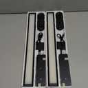 EZVALO Picture Light for Wall, 16'' Black Rechargeable 4800mAh Battery Lights Wireless with IR Remote, Magnetic LED Art Painting Light with 3 Color Temperatures, Display for Gallery, Living Room, 2 Pcs