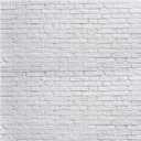 SJOLOON White Brick Wall Backdrop White Brick Photo Backdrop Thin Vinyl Photography Background Studio Prop 10931 (10x10FT)