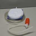 AQUAFLY Pool Cover Pump Siphon, Automatic Above Ground Pool Water Pump, White, Round, Plastic, Siphon Mechanism, Effortless Pool Drainage