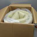 MAXYOYO Tri-Fold Mattress, 6 Inch Tufted Folding Futon Foam Bed, Foldable Floor Mattress Guest Bed Futon Topper Portable Camping Sleeping with Corded Fabric, Green, 35.4"x75" (Twin)