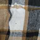 MakeMeChic Women's Plaid Flannel Mini Skirt Bow Tie Front Elastic High Waisted Asymmetrical Fall Winter Skirts (X-Large)