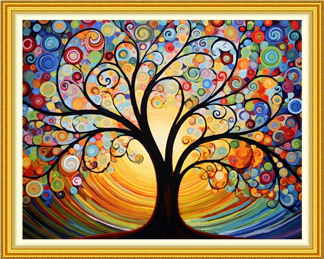 Funchey Stamped Cross Stitch Kits, DIY Cross Stitch Pattern for Adults Beginners Needlepoint Kits Embroidery Kit Arts and Crafts 11CT- (Handicraft patterns36)