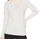Amazon Essentials Women's Regular-Fit Long-Sleeve Crewneck T-Shirt, S