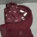 LOZ 2 Piece Dress Sets for Women Spaghetti Strap Dress with Sheer Cardigan, XL Burgundy 